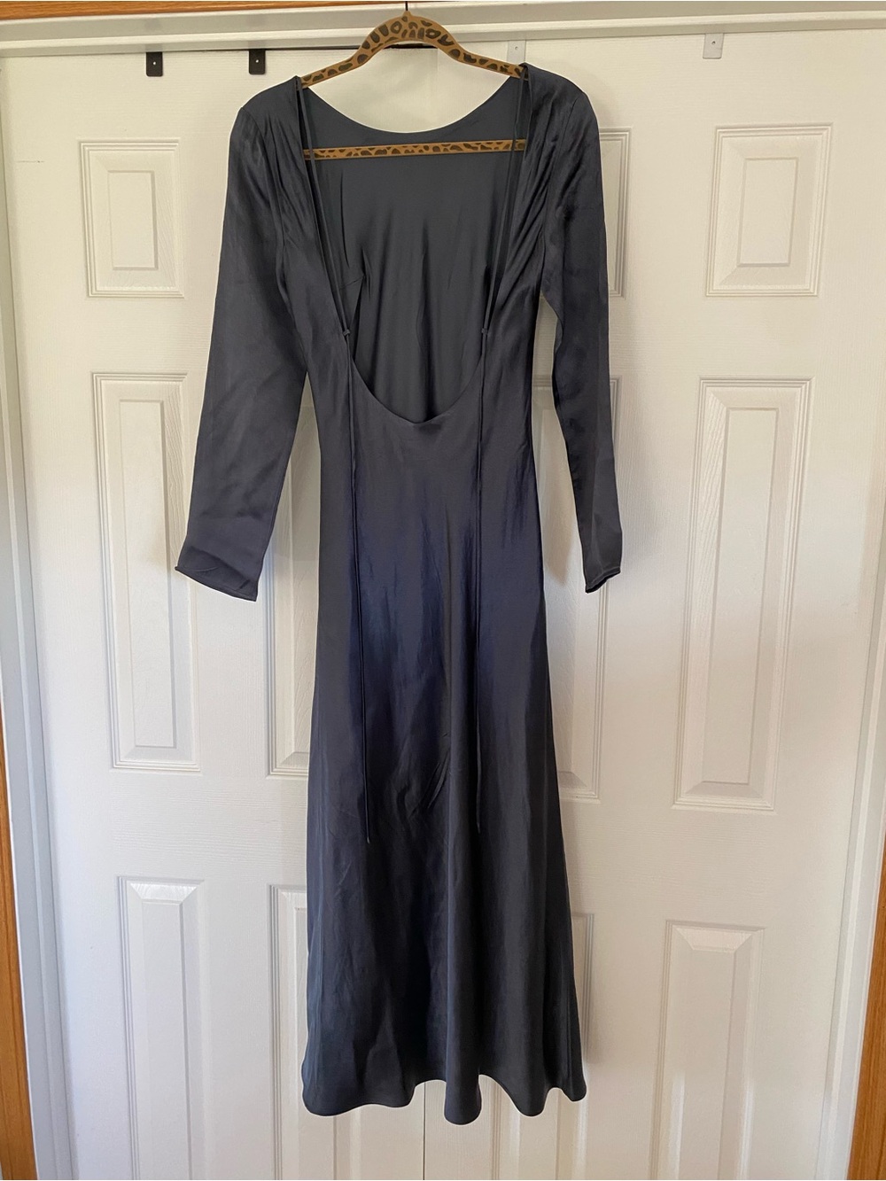 Open-Back Silk Gown